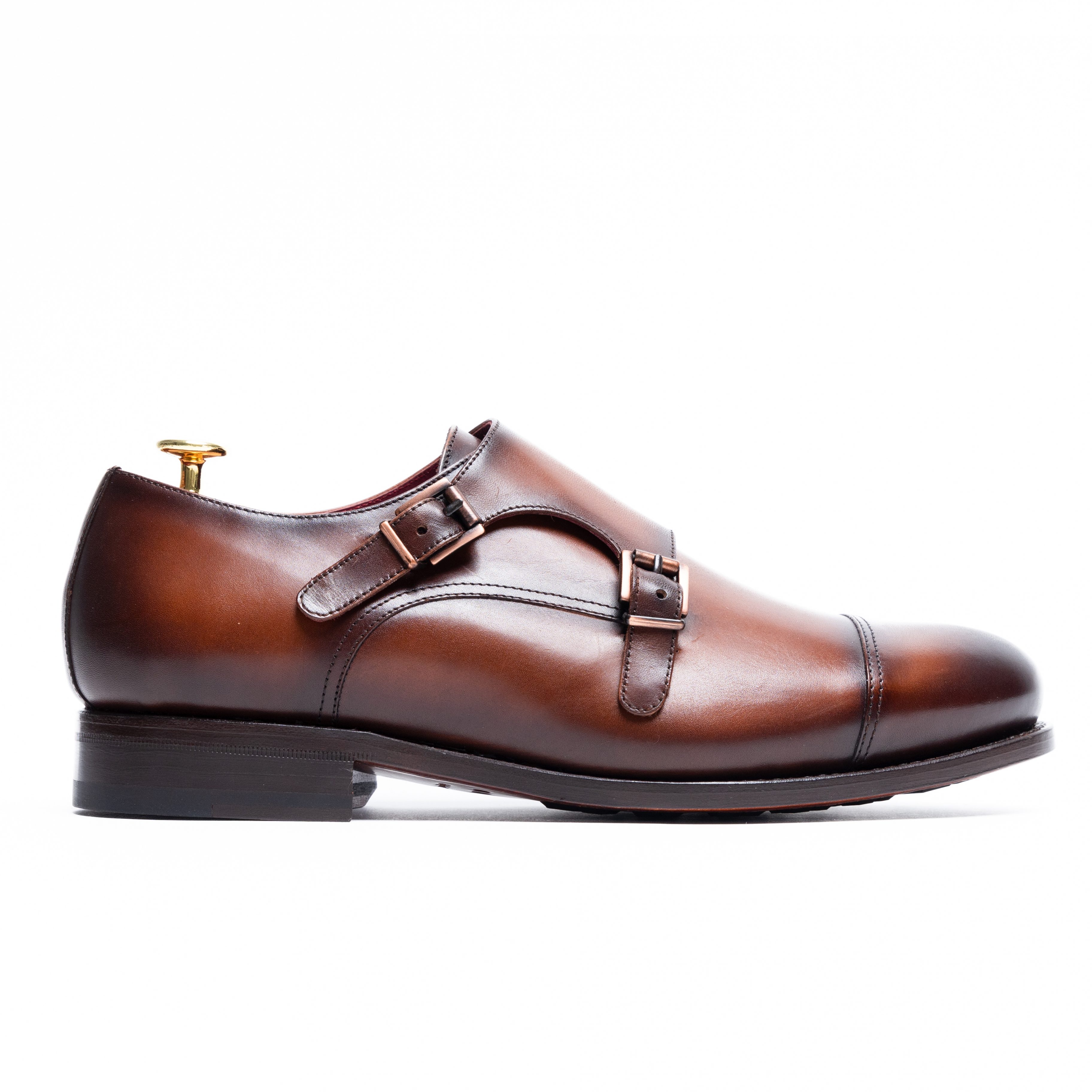 Brúnir Double Monk Strap
