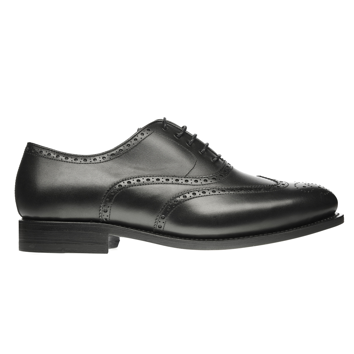 Full Brogue Oxfords Svartir